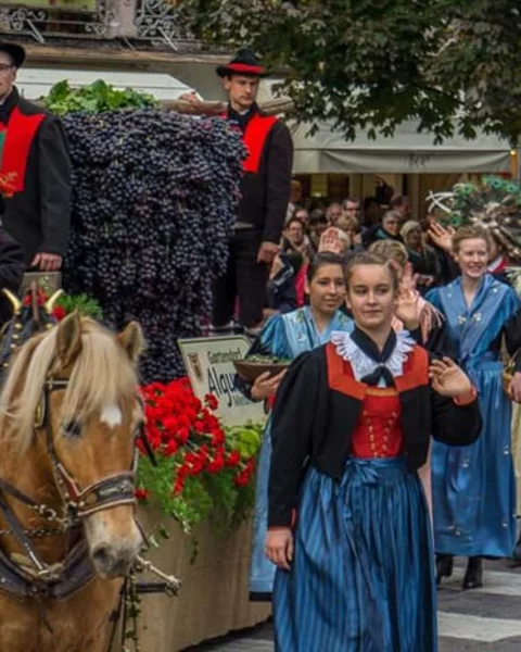 [Translate to Italiano:] Das Meraner Traubenfest